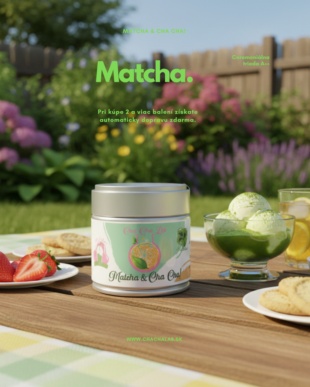 ChaChaLab - Ceremoniálna matcha A++ (30g) – zelený čaj v prášku